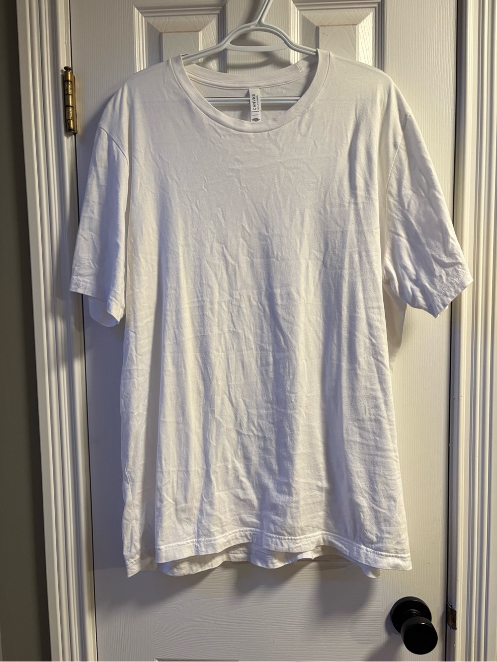 Bella Canvas white and blue tees